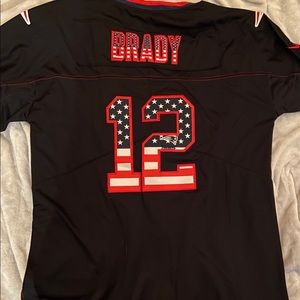 New England Patriots patriotic Brady Jersey